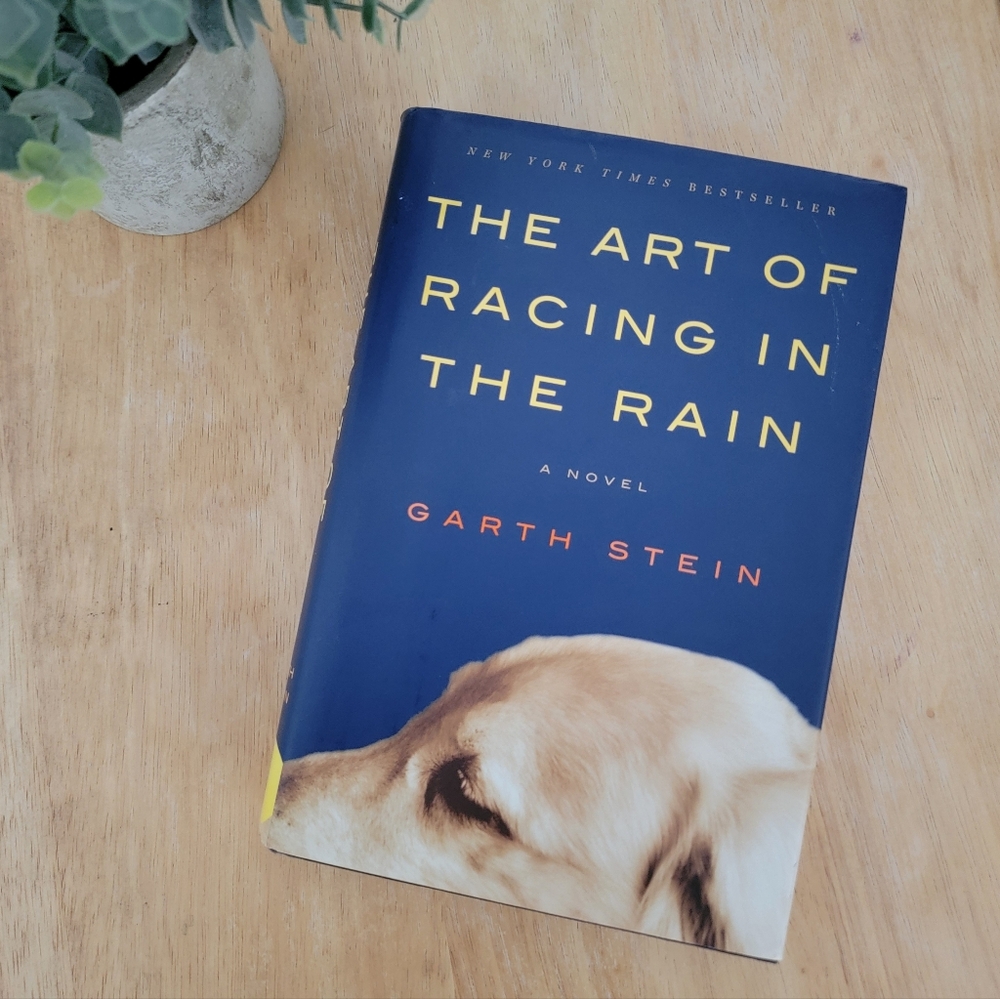 The Art of Racing in the Rain by Garth Stein Hardcover Book Dogs Heartwarming